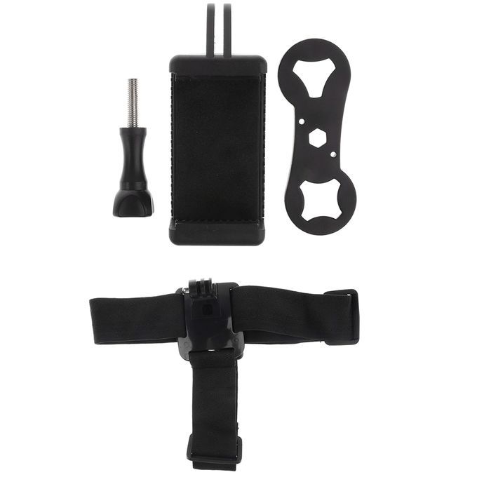 Motorcycle Head  Strap Camera Mount Set Fits For Samsung