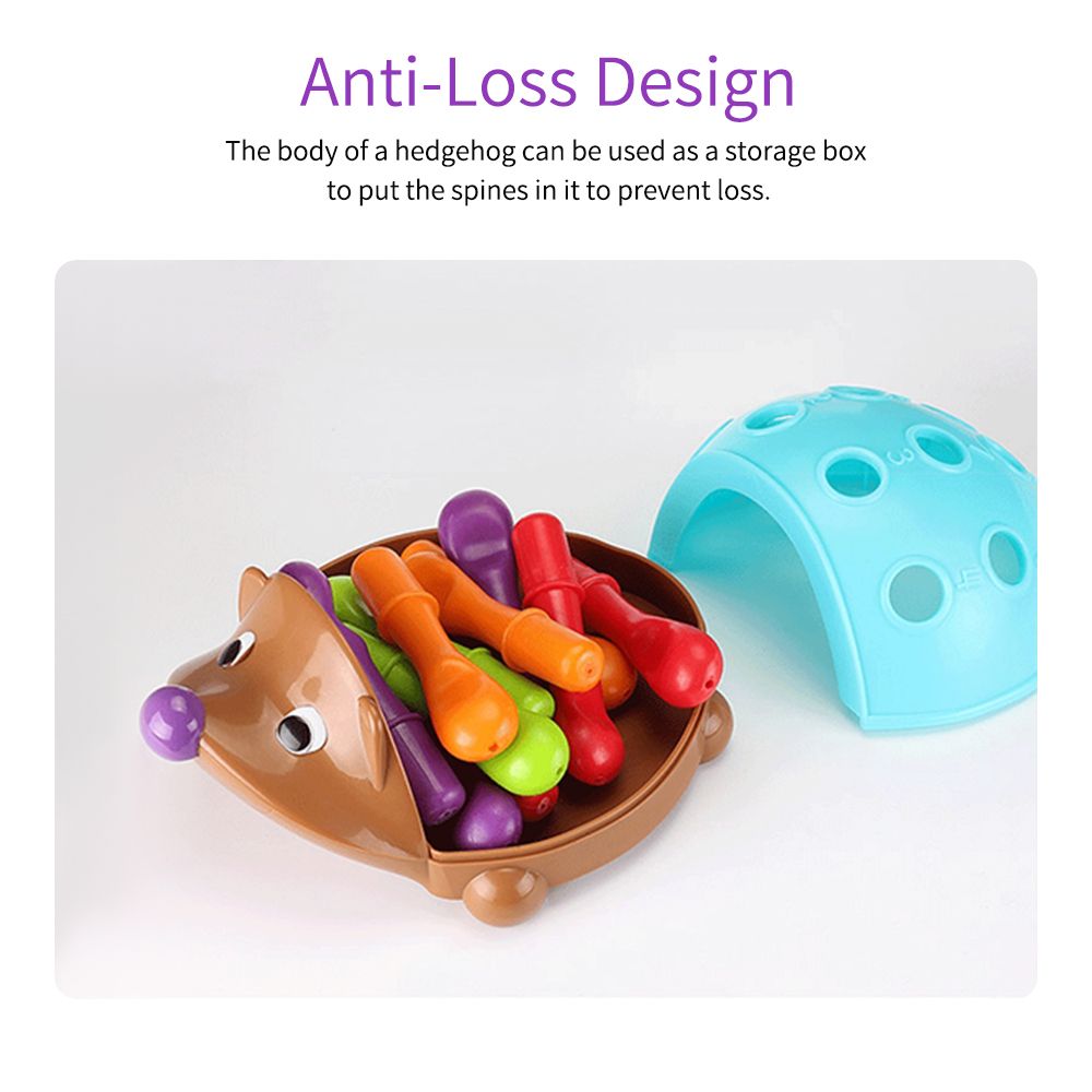 Insert Hedgehog Toy Early Education Montessori Toy Focus