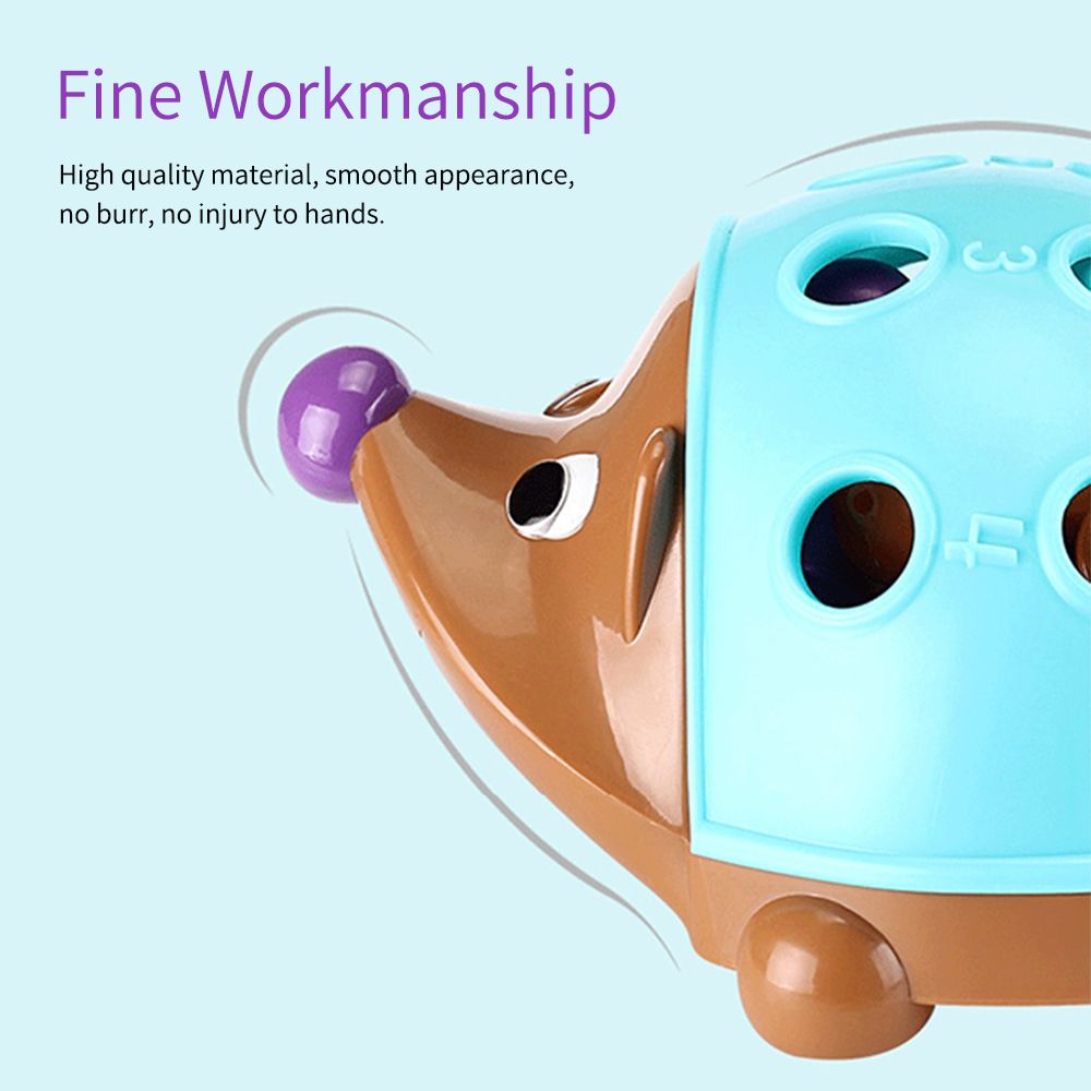 Insert Hedgehog Toy Early Education Montessori Toy Focus