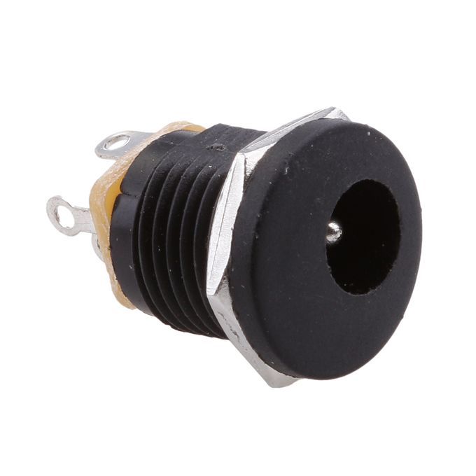 10 Pieces 55x21mm DC Power Supply Jack Socket Female Panel Mount