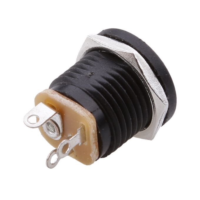 10 Pieces 55x21mm DC Power Supply Jack Socket Female Panel Mount