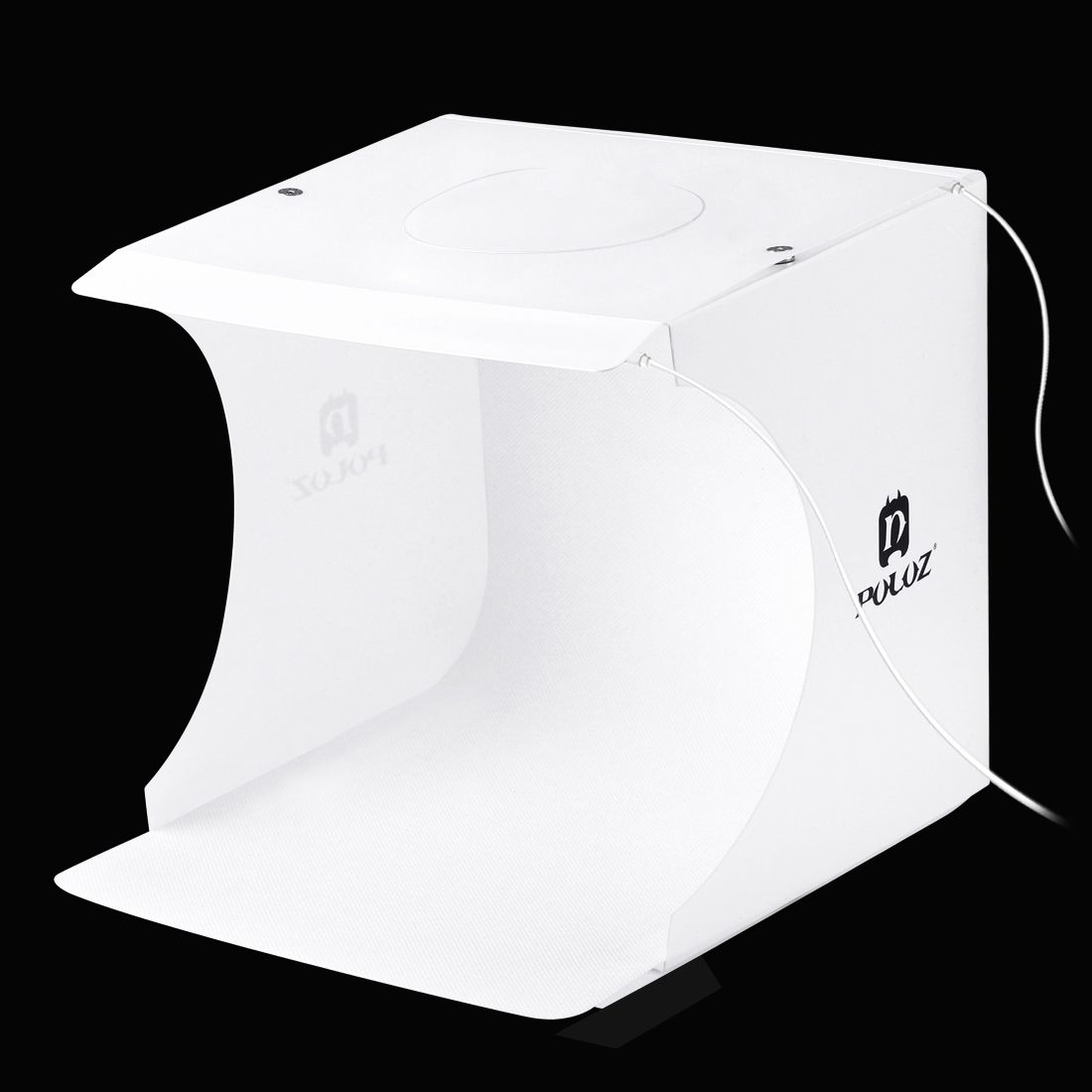20cm Include 2 LED Panels Folding Portable 1100LM Light Photo Lighting Studio Shooting Tent Box Kit With 6 Colors Backdrops (Black, White, Orange, Red, Green, Blue), Unfold Size: 24cm X 23cm X 22cm