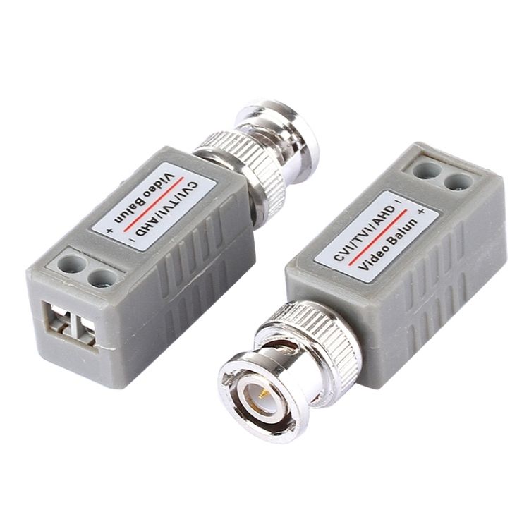 2 PCS 202E-HD CVI/TVI/AHD Video Balun Coaxial Adapter