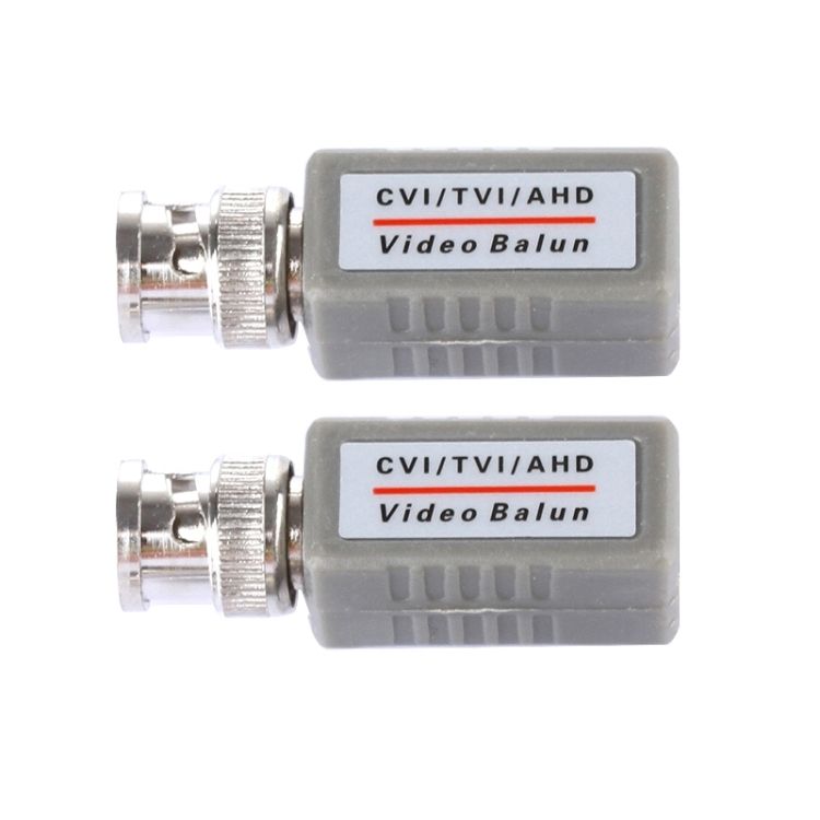 2 PCS 202E-HD CVI/TVI/AHD Video Balun Coaxial Adapter