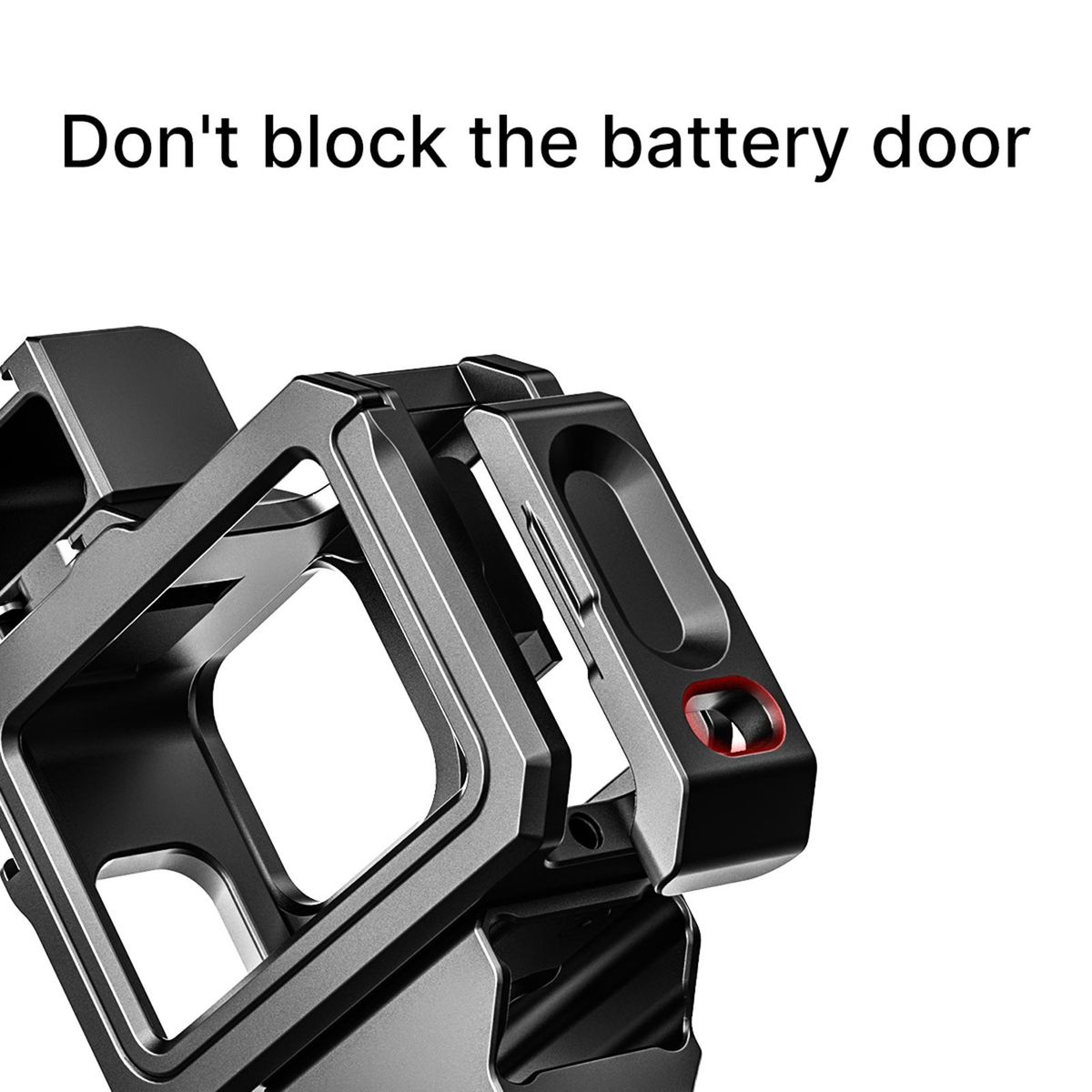 Ulanzi G9-5 Action Camera Video Cage Metal Vlog Case Protective Housing with Dual Cold Shoe Mount 52mm Filter Adapter Extension Accessory Replacement for GoPro Hero 10/9
