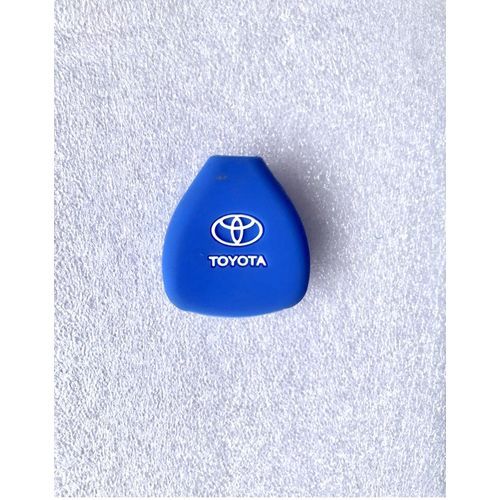 Toyota 4button Silicon Remote Key Case Cover Blue