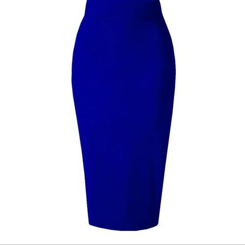 Pencil Skirt. Blue
