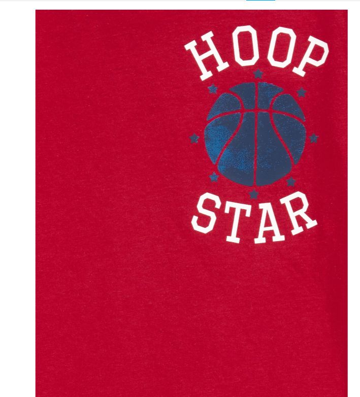 Kid Hoop Star Graphic Tee