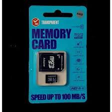 64G Memory Card-Micor SD With Adaptor-Class10 HD