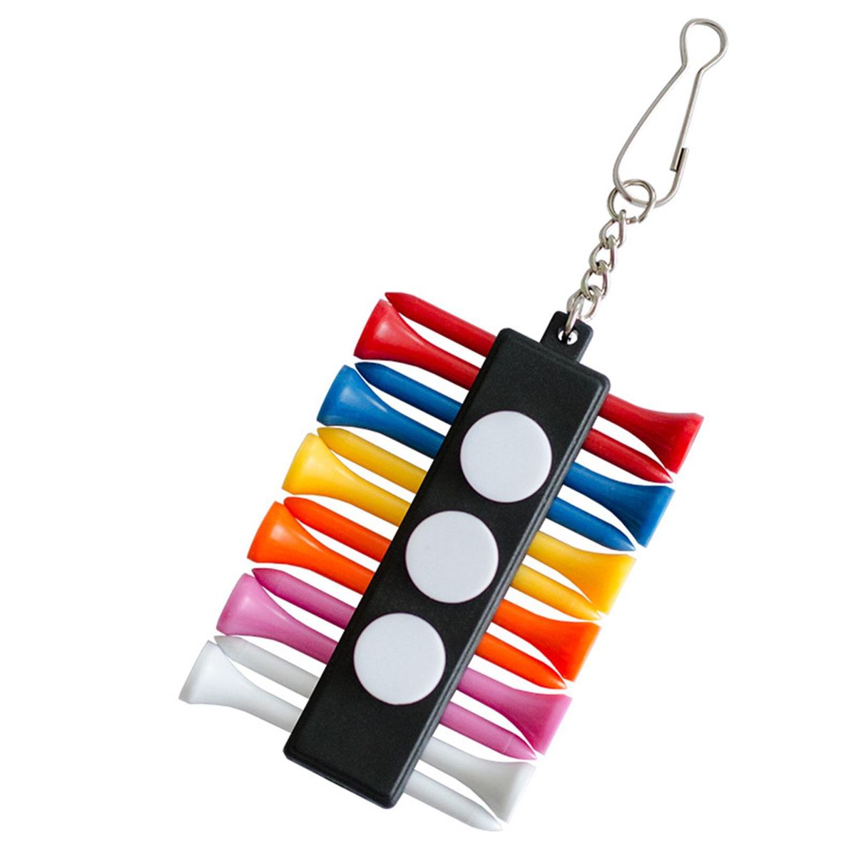 Golf Tee Holder 12 Holes For Bag Golf Tee Storage