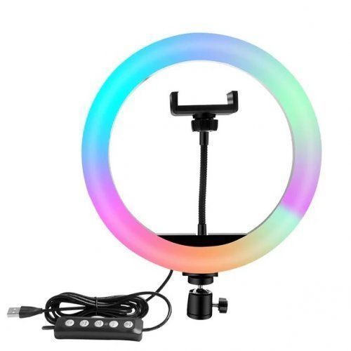 12 Inch RGB Fill Light Self Photo Beauty Colorful Ring Lamp