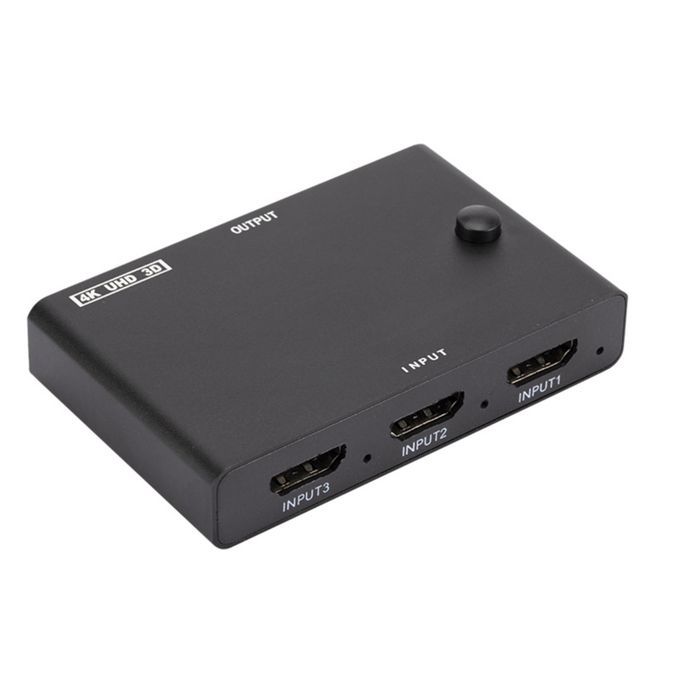 3 In 1 Out HDMI Switch 4K 2K Stable Transmission For PC Projectors