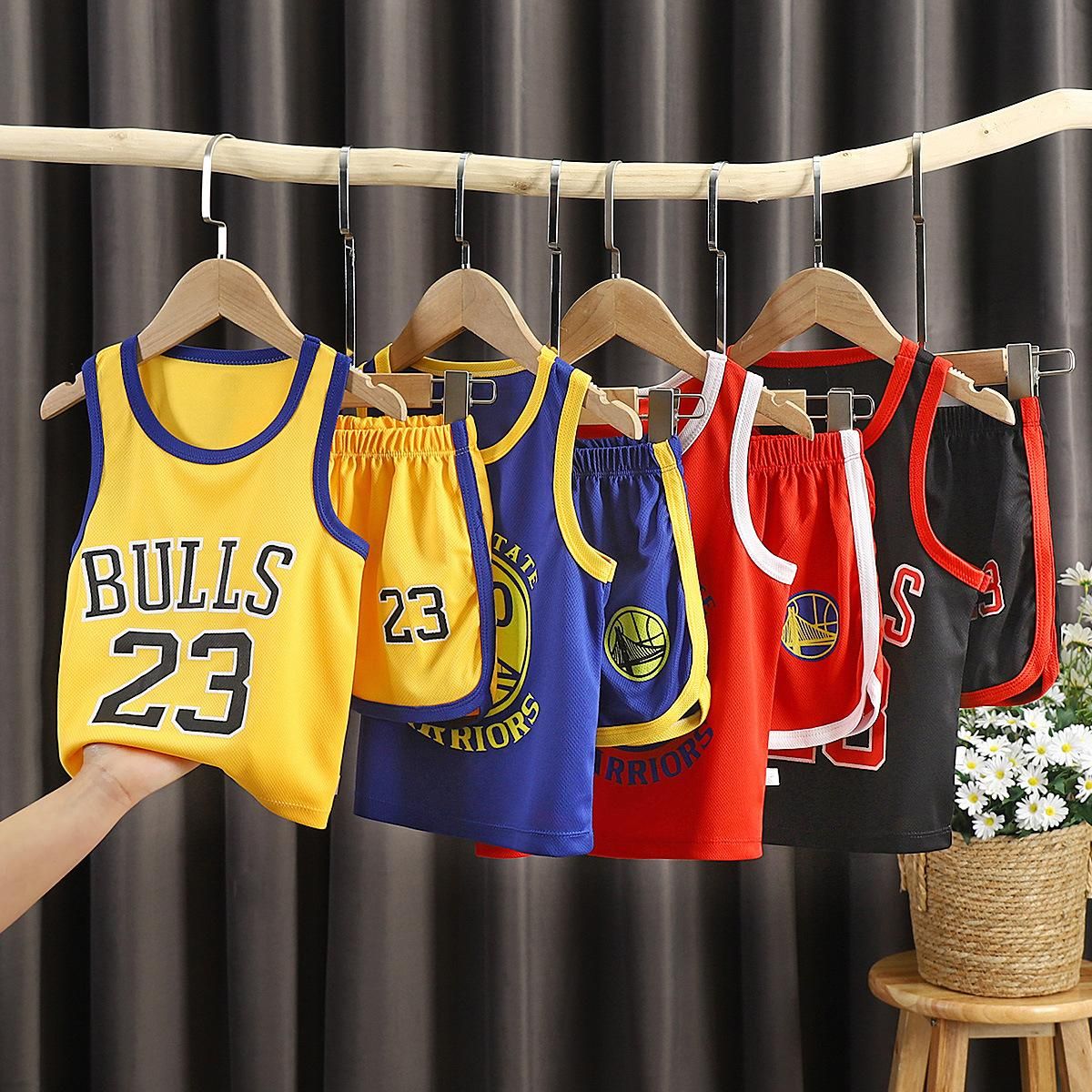 Children's Clothing Boys Basketball Wear Sports Suit Vest Children's Suit