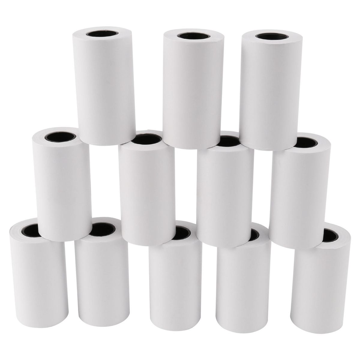 Printable Sticker Paper Blue on White Direct Thermal Paper