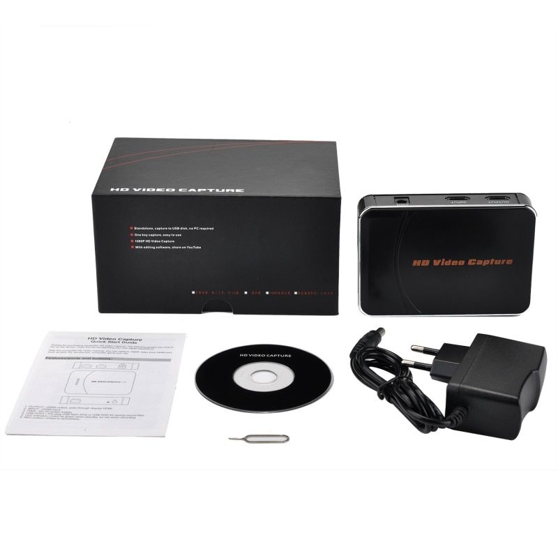 Ezcap HDMI Video Capture HD Game Capture Card 1080P One Click Video Recorder For Xbox 360 Xbox One/ PS3 PS4 No Need PC