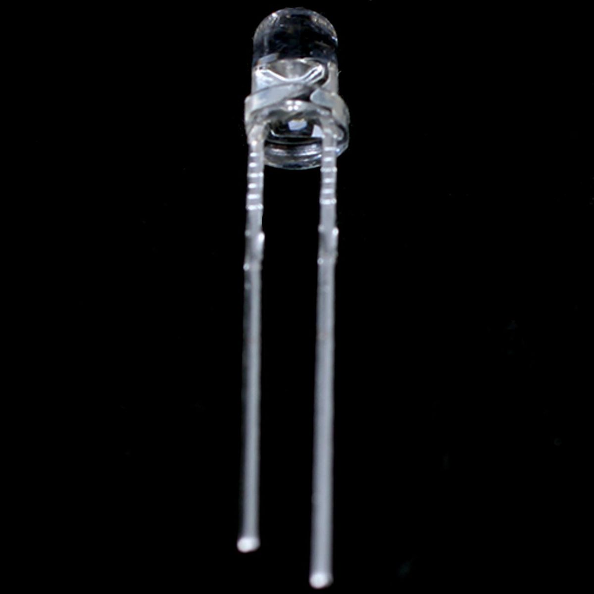 40 Pieces 3mm White LED Lamp Light Emitting Diode DC 2.5V-3V