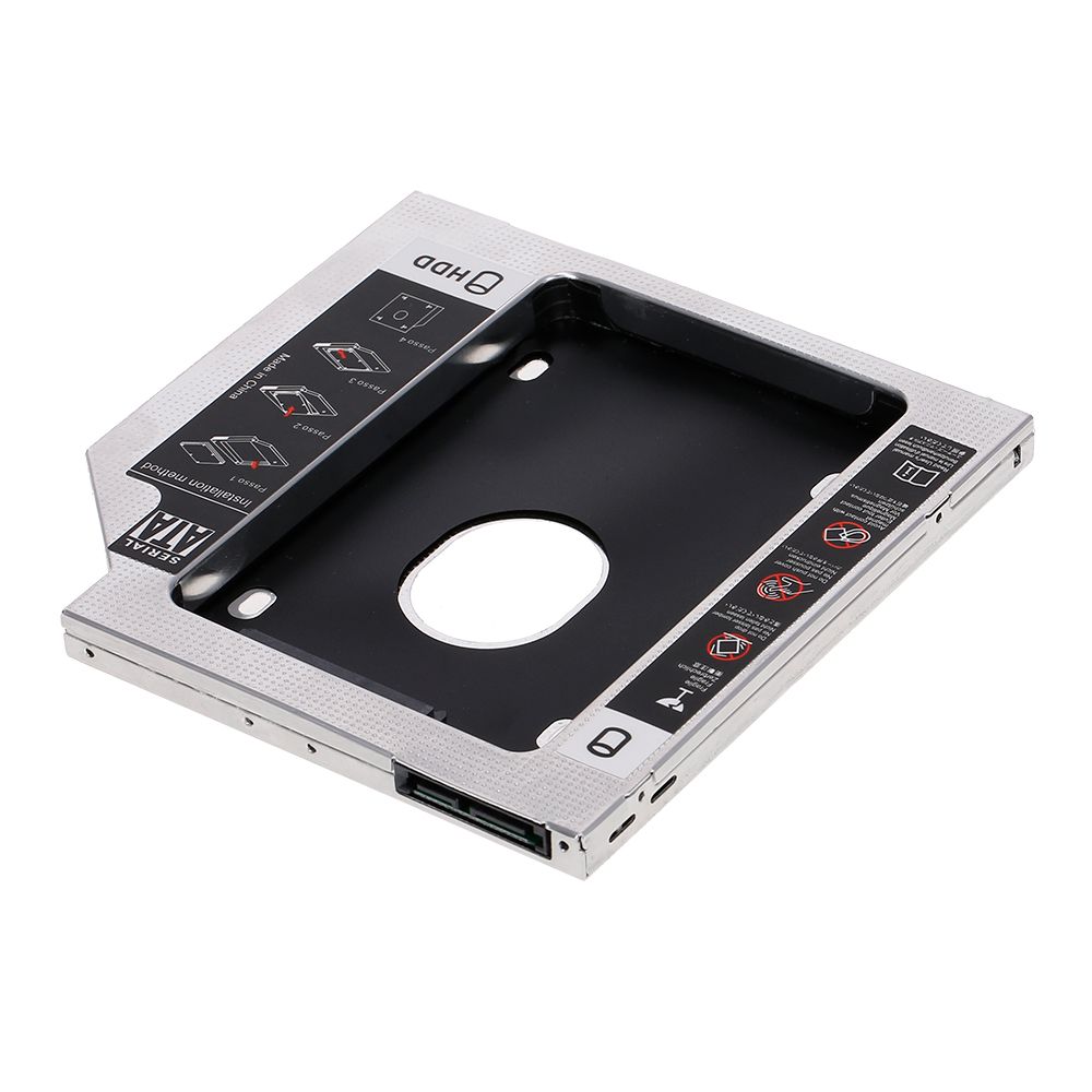 Aluminum Alloy SATA3.0 2nd HDD Caddy 9.5mm 2.5 Inch SSD HDD