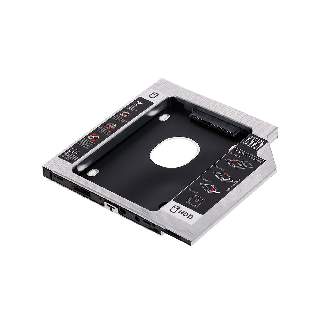 Aluminum Alloy SATA3.0 2nd HDD Caddy 9.5mm 2.5 Inch SSD HDD