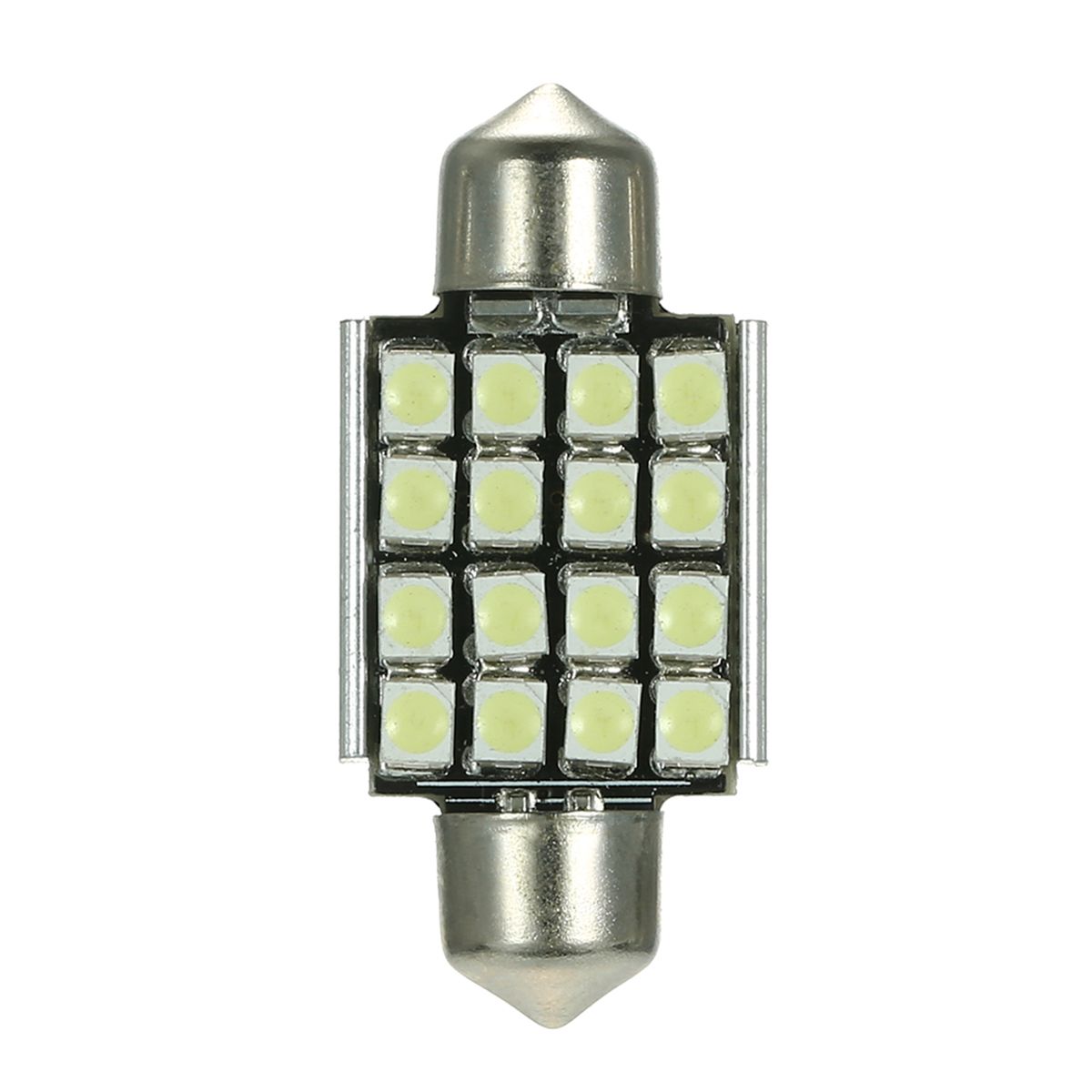 White 12V  36mm 16 SMD 3528 Car Interior Dome Festoon LED