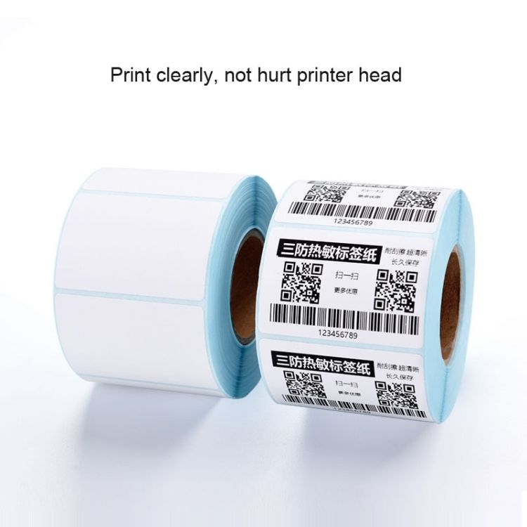 10 PCS 40x20x1500 Self-adhesive Thermal Barcode Label Paper