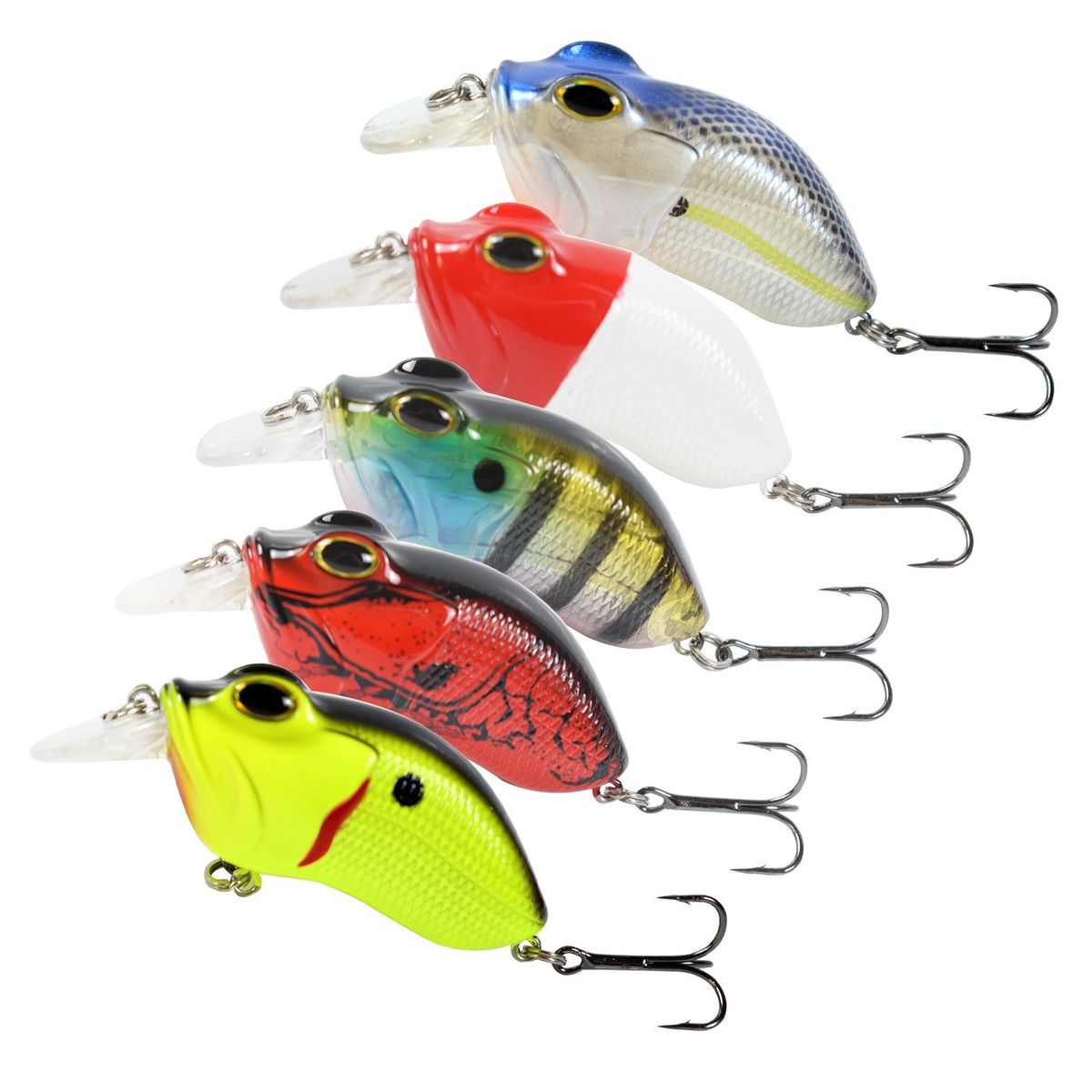 73mm 14g Fishing Lure Artificial Hard Crank Bait Wobbler