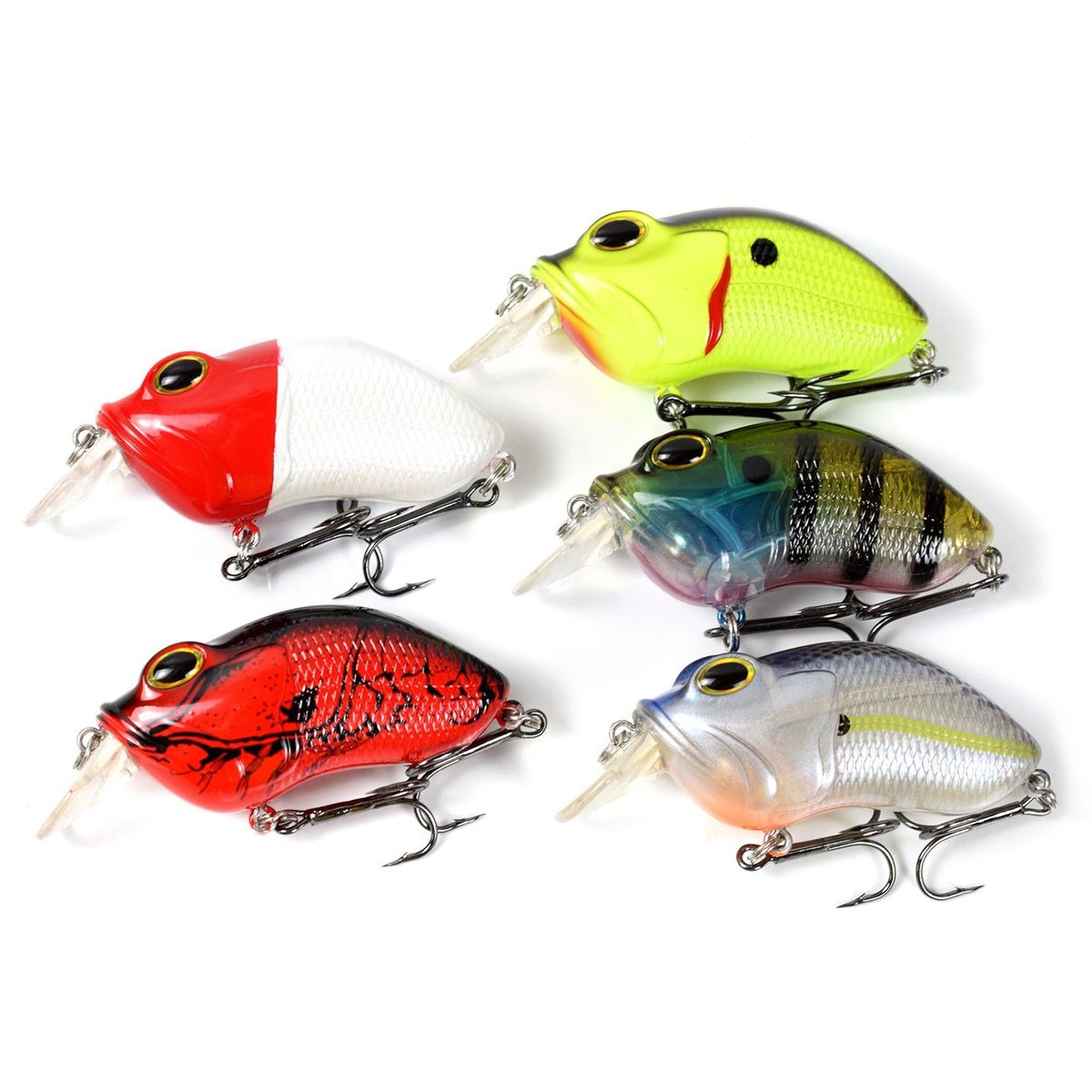 73mm 14g Fishing Lure Artificial Hard Crank Bait Wobbler