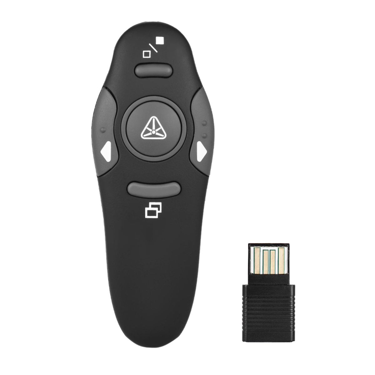 2.4GHz Wireless USB Powerpoint Presentation PPT Flip Pen Pointer Clicker Presenter with Red Light Remote Control for Teacher Lecturer Professor Scholar