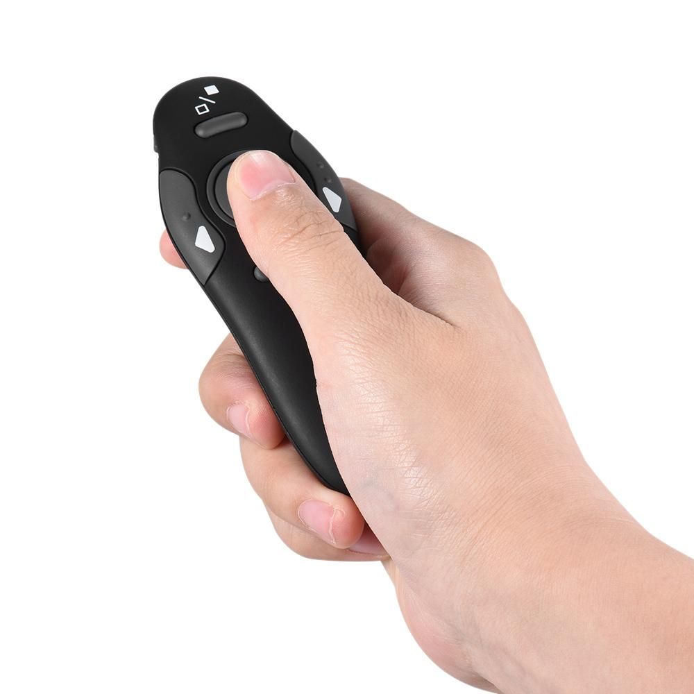 2.4GHz Wireless USB Powerpoint Presentation PPT Flip Pen Pointer Clicker Presenter with Red Light Remote Control for Teacher Lecturer Professor Scholar