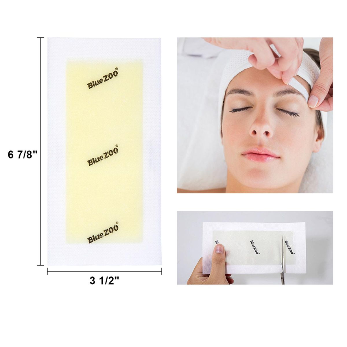 10 Pcs Face Body Hair Removal Remover Depilatory  Strips Honey