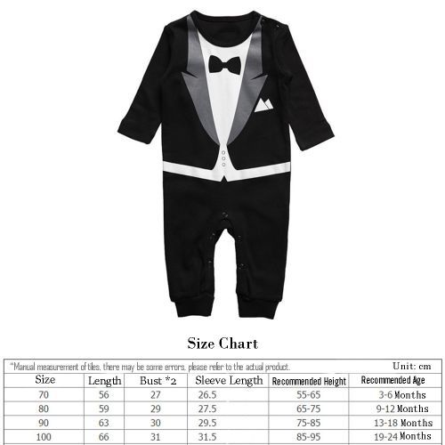 Baby Jumpsuit One-piece Set Gentleman Romper Kids Suit