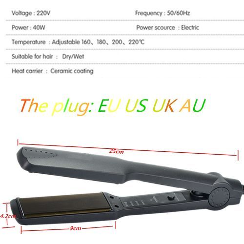 Hair Straightener Ceramic Flat Iron Styler Professional