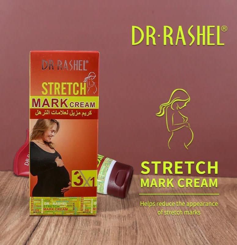 Triple Action Stretch Mark Remover Cream With Collagen, Cocoa Butter & Jojoba Oil