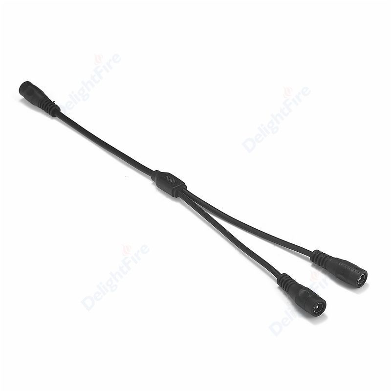 1-10pcs CCTV Security Camera DC Power Splitter Cable Female