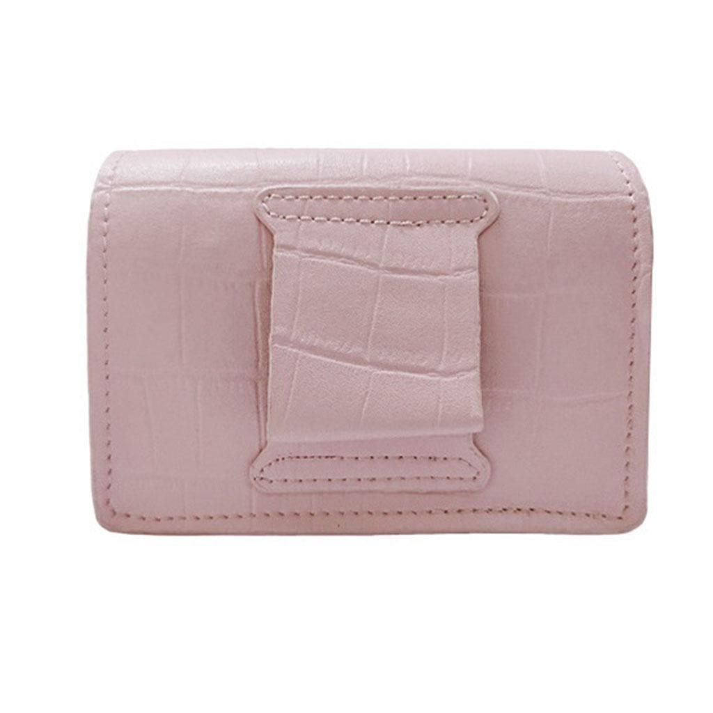 Compact Golf Rangefinder Case Protector Leather Fanny Pack Pink