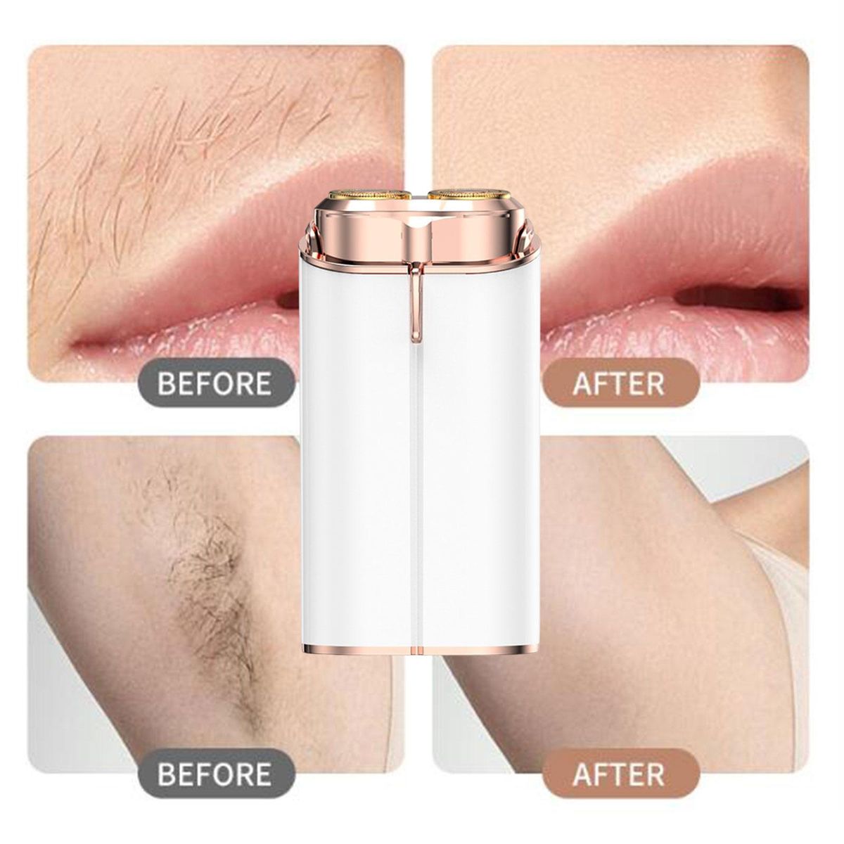 Portable Electric  Body Hair Removal For  Rechargeable