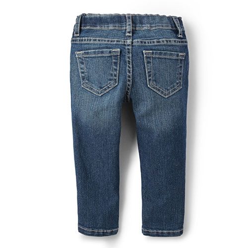 Girls Basic Med - Skinny Jeans -  Blue Wash