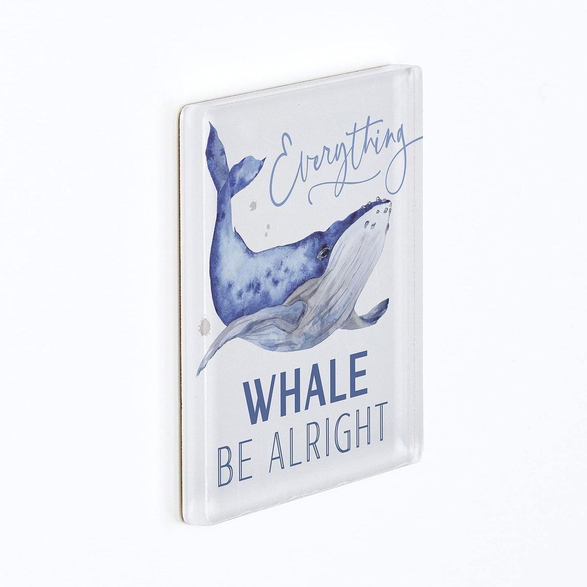 Household Refrigerator Whale Be Alright Fridge Magnetic Sticker