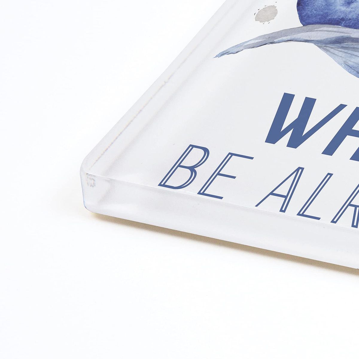 Household Refrigerator Whale Be Alright Fridge Magnetic Sticker