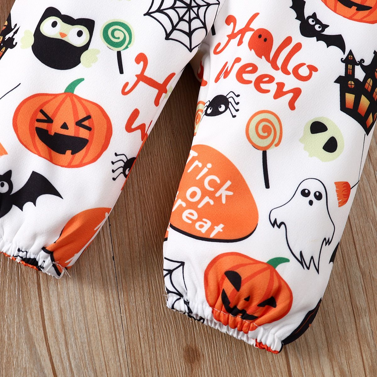 Newborn Baby Girl Halloween Bodysuit+Pumpkin Pants+Headwear