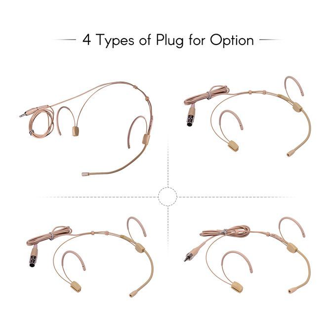 Good Quality Headset Microphone Condenser Mic 3.5mm