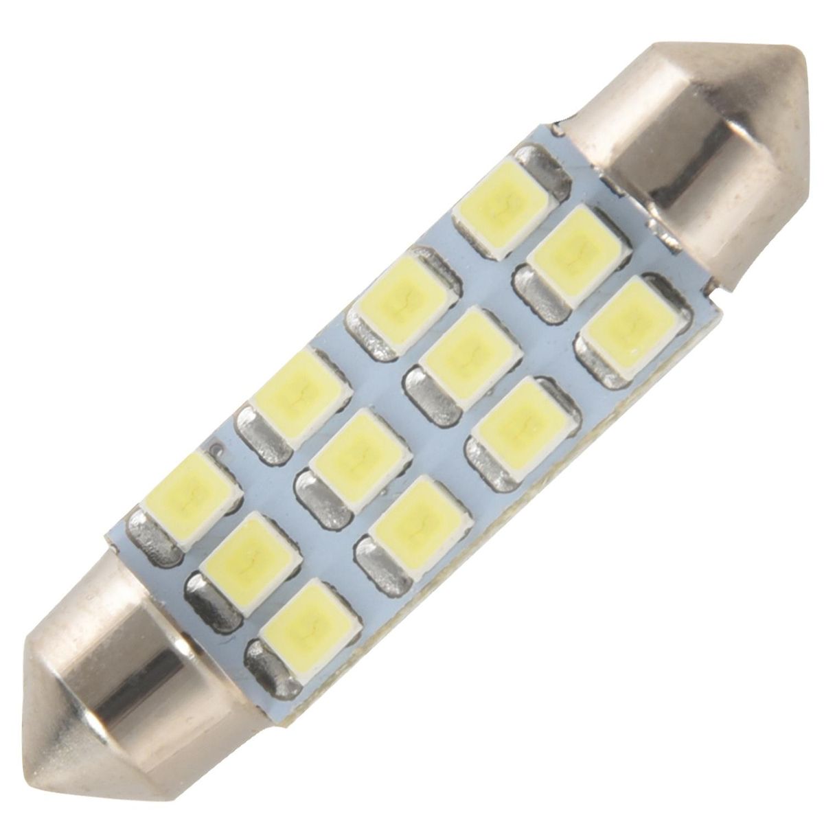 42mm 12 SMD 3528 LED White Car Interior c5w Dome Festoon Bulb Light Lamp DC 12V