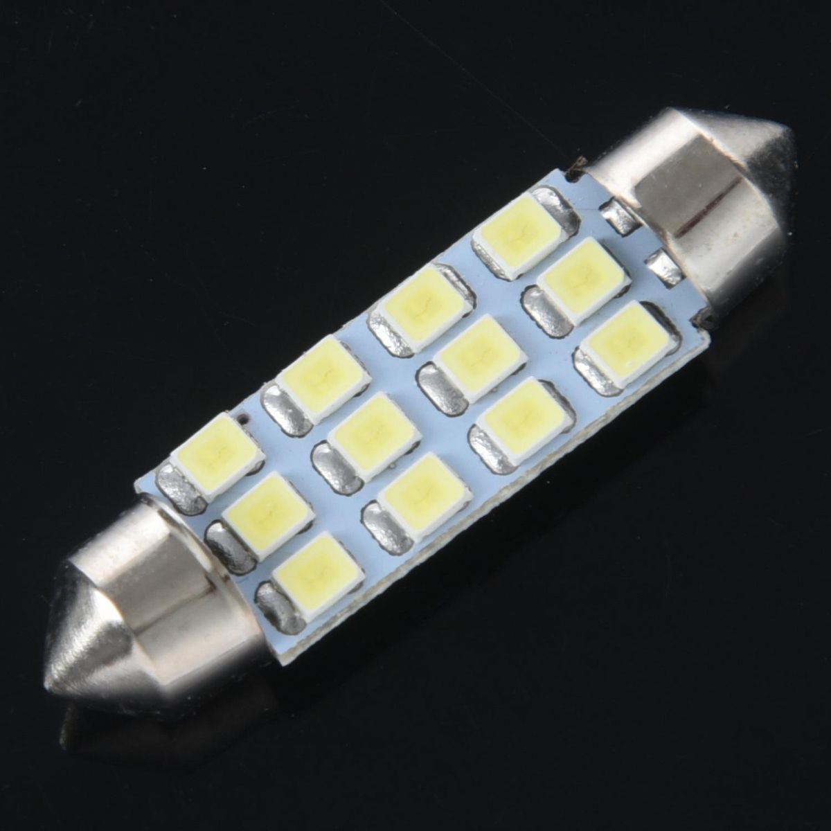 42mm 12 SMD 3528 LED White Car Interior c5w Dome Festoon Bulb Light Lamp DC 12V