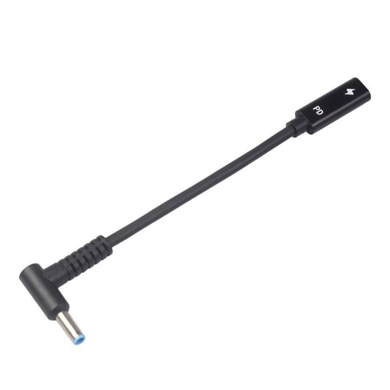 USB Type C Female to HP4506 Male 90° Adapter Cable