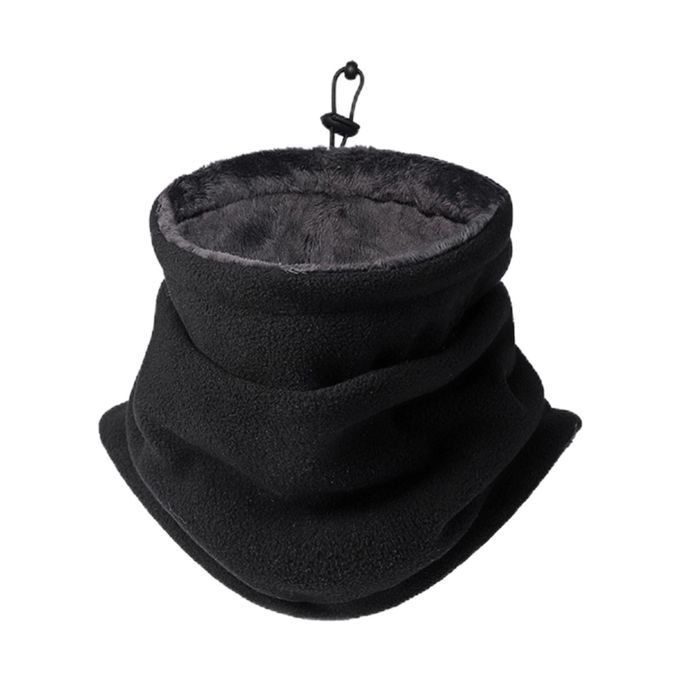 Windproof Face Mask Neck Warmer Ski Tube Ear Warmer Cycling Bike Black