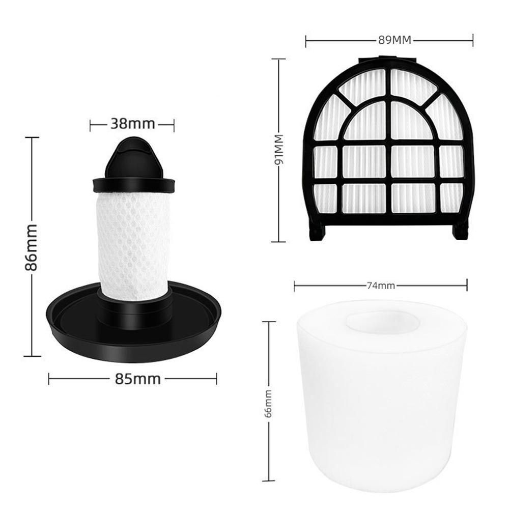 6Pcs Replacement Spare Parts Hepa Filter for Shark LZ600 LZ601 LZ602 LZ602C Vacuum Cleaner Filter Elements Accessories