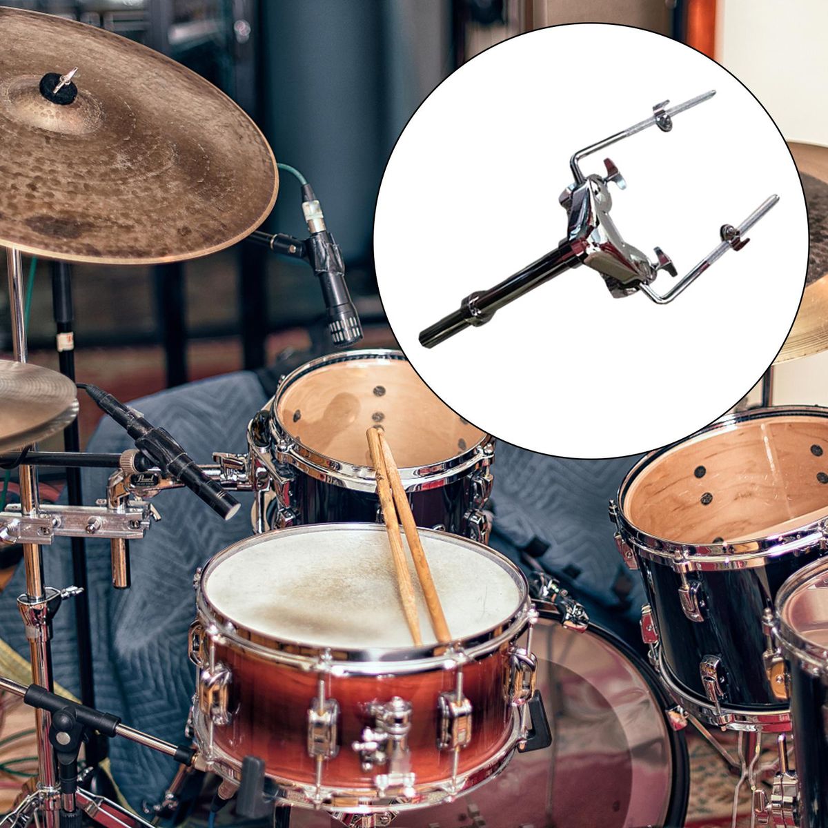 Accessories Tom Drum Spare Parts Hardware Double Tom Holder