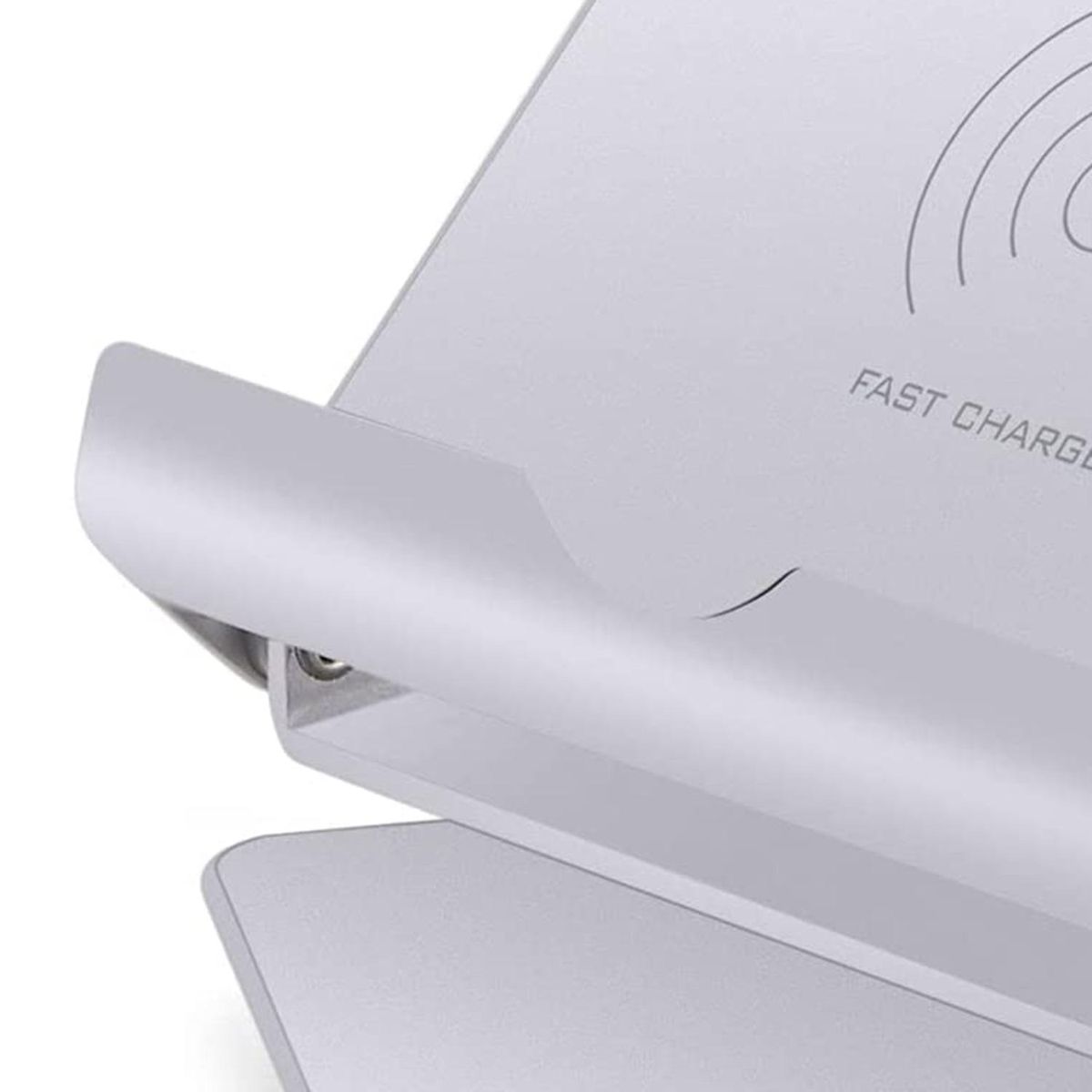 Wireless Charger Freely Adjustable Mount 10W / 7.5W / 5W Auto Power Off for Android Circuit Protection - Silver