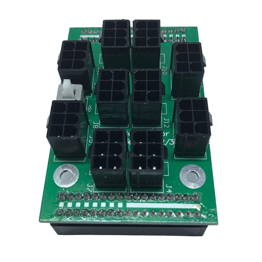 2Pcs X3650 Server Power Supply Dual Parallel Solution Adapter Board Motherboard 1350W 2 X PUS 10 X 6PIN for IBM X3650