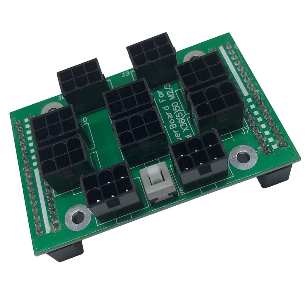2Pcs X3650 Server Power Supply Dual Parallel Solution Adapter Board Motherboard 1350W 2 X PUS 10 X 6PIN for IBM X3650