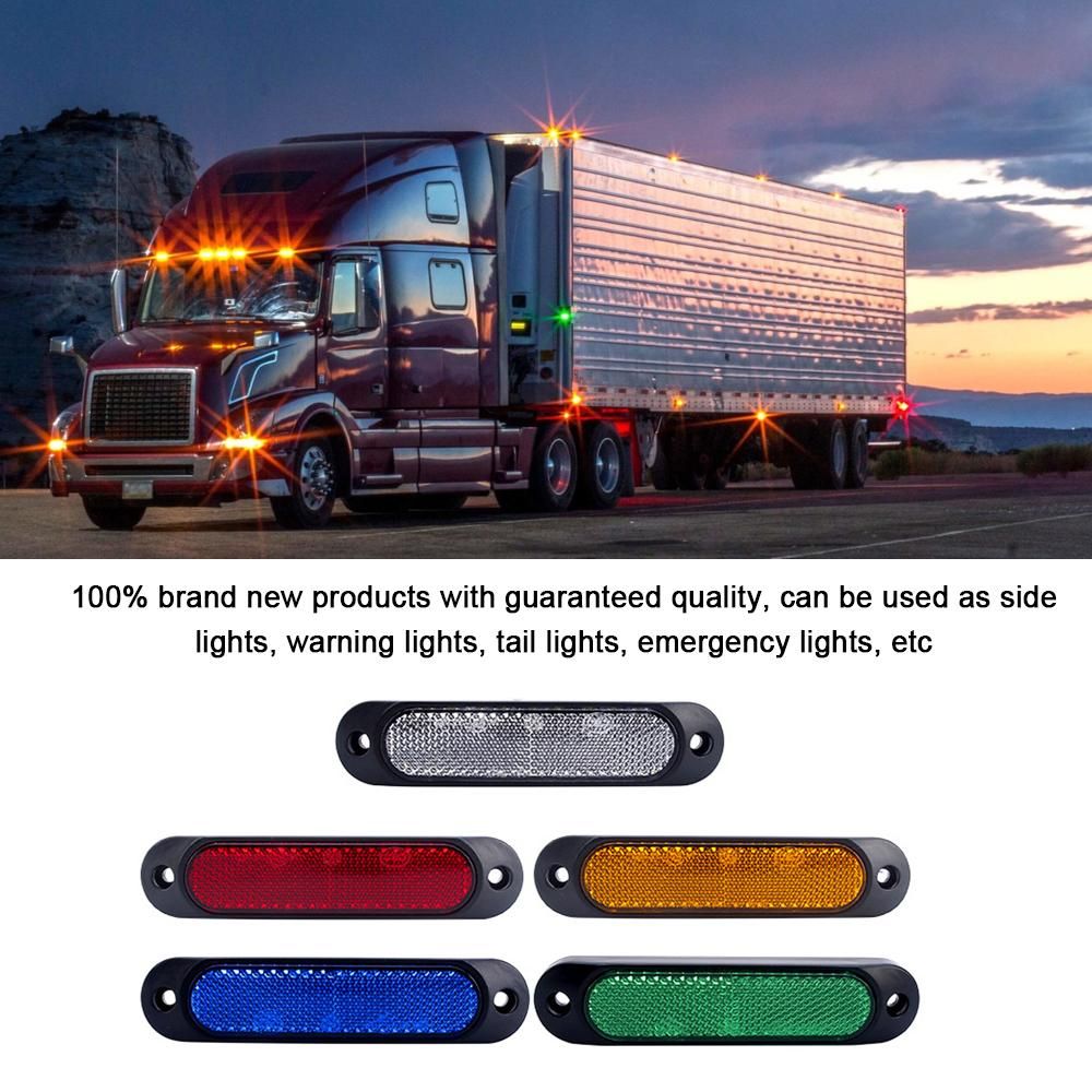 27 LED Side Marker Light Indicator Lamp Reflective Warning Light Waterproof for Car Truck Trailer RV Boat Bus 10-30V